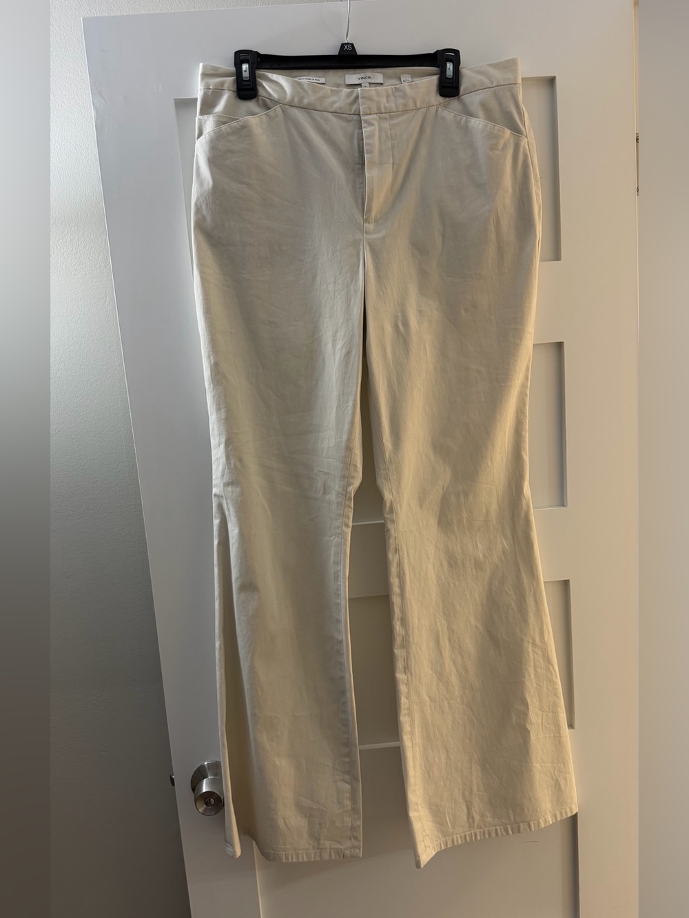 Vince Cream Wide-Leg pants
